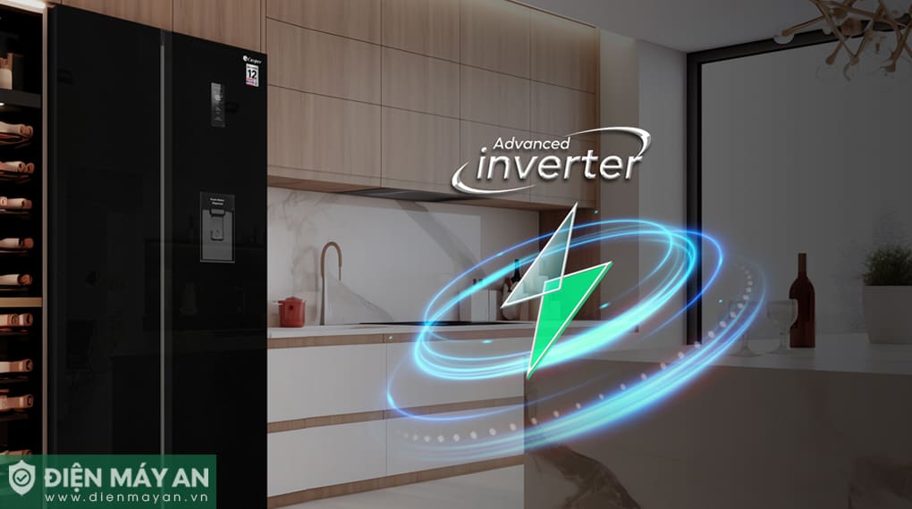 Tủ lạnh Casper Inverter ProFresh 460 Lít Side By Side RS-D462SBS